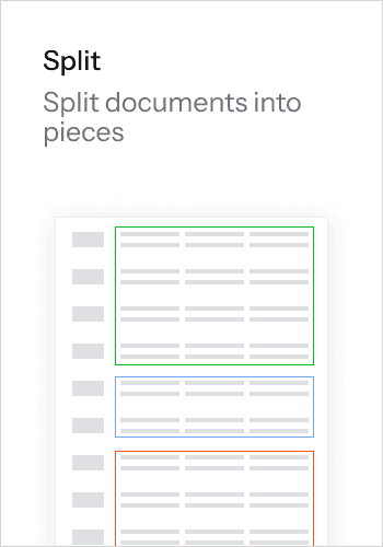 Split API document preview