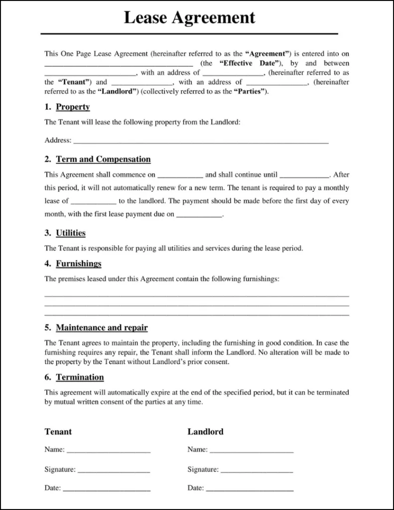 Lease Agreements